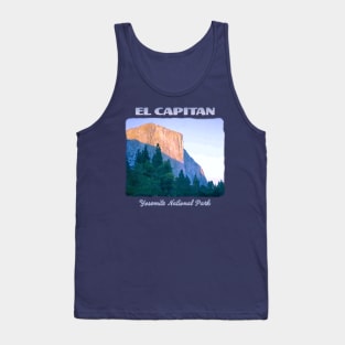 El Capitan, Yosemite Valley, Yosemite National Park, California Sunset design Tank Top